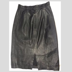 Vintage Leathercraft Pencil Skirt
